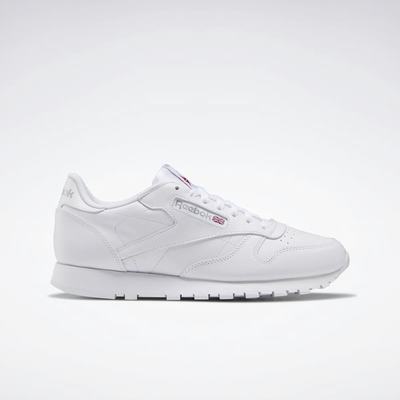 Reebok Women's Classic Leather Shoes White,US-43105